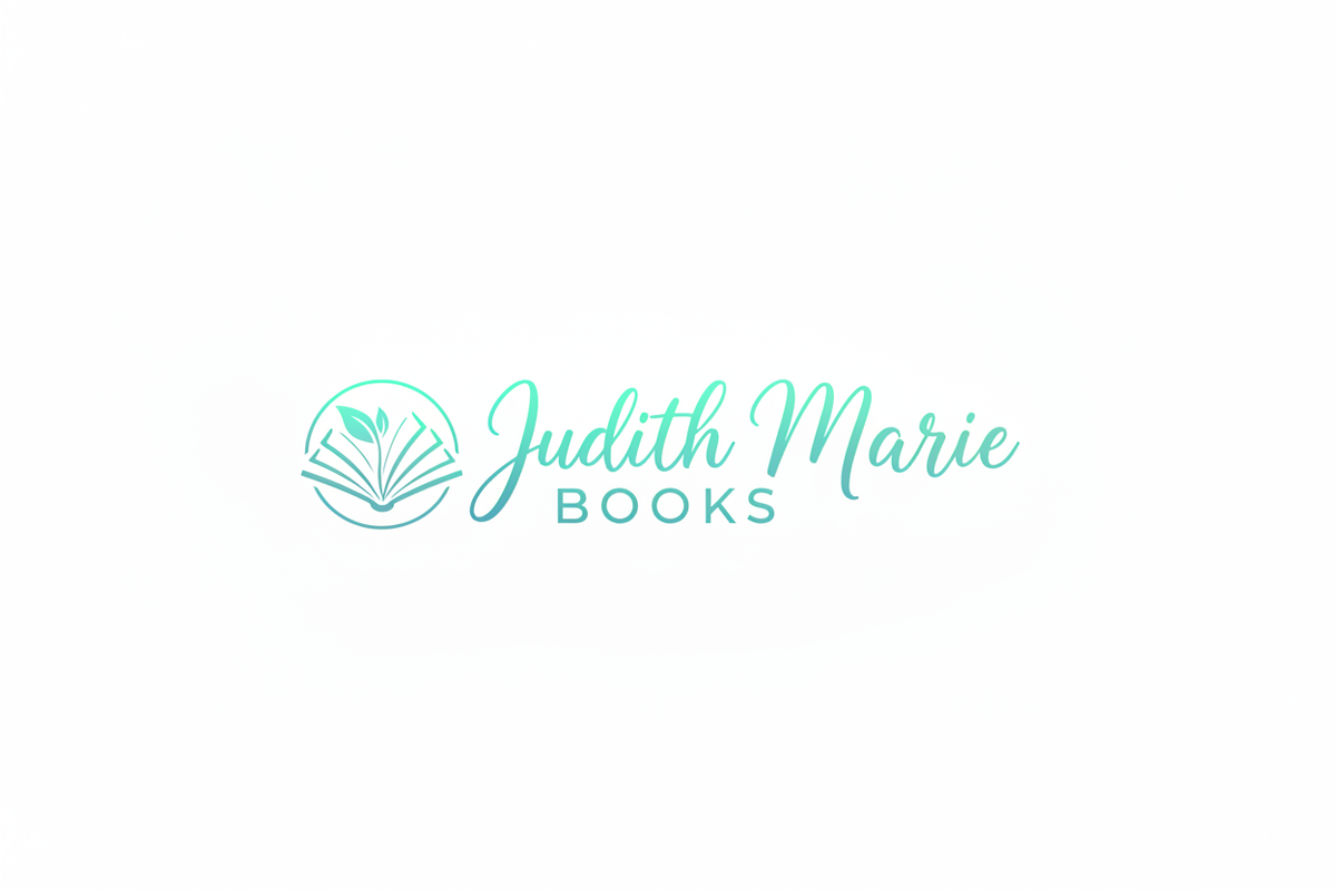 Judith Marie Books Logo - Brighter Aqua